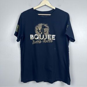 Grunt Style Women's Graphic Print Boujee Battle Rattle Tee Shirt Size L Military